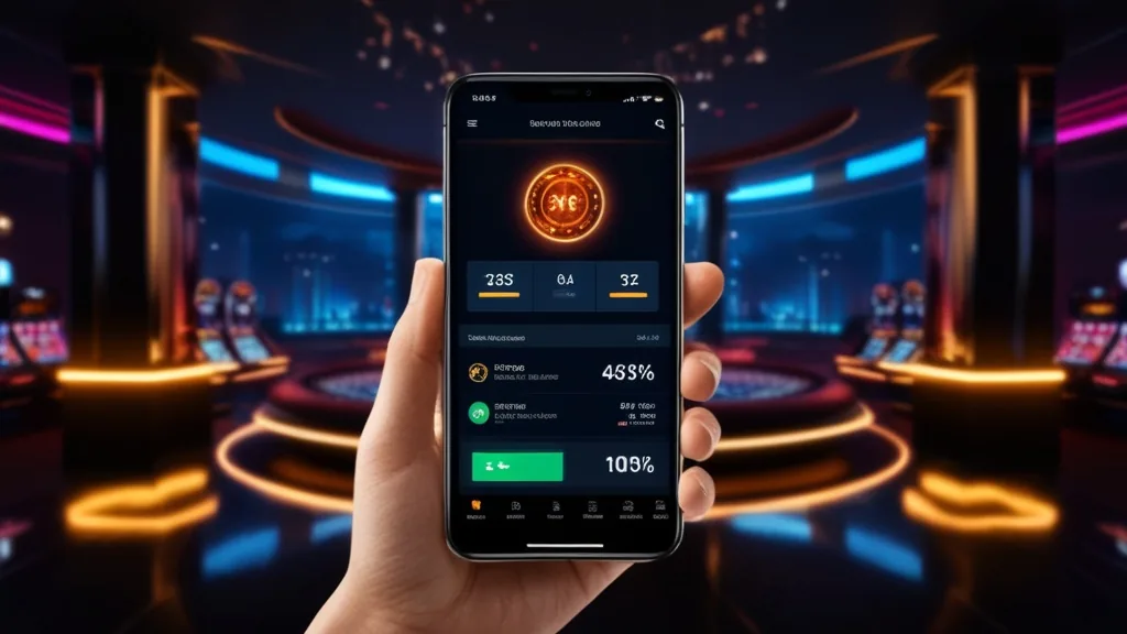 Smartphone montrant une mise à jour et des performances améliorées
